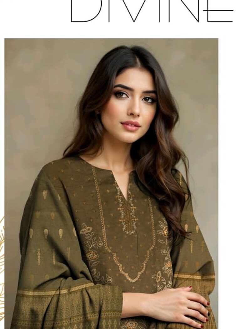 EMBROIDERED LAWN 3 PC