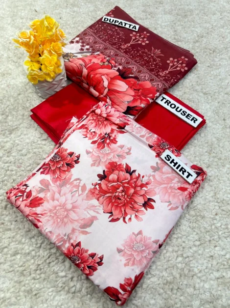 PRINTED LINEN 3 PC