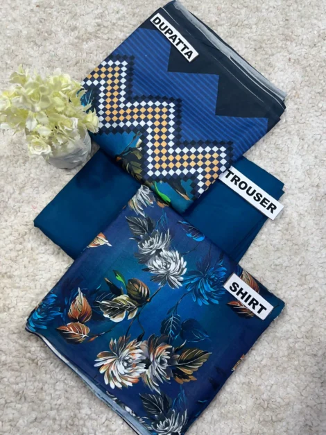 PRINTED LINEN 3 PC