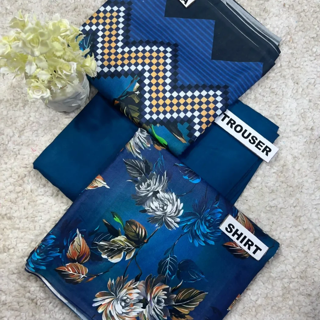PRINTED LINEN 3 PC