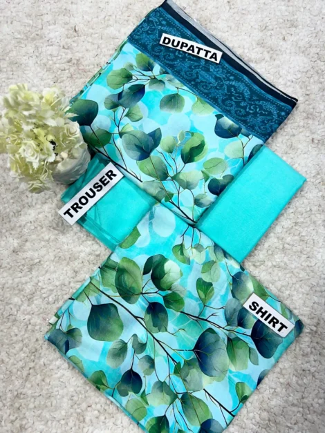 PRINTED LINEN 3 PC