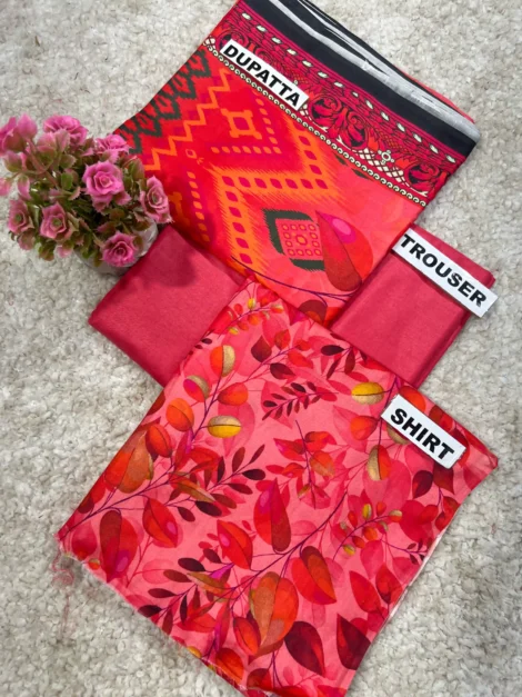 PRINTED LINEN 3 PC