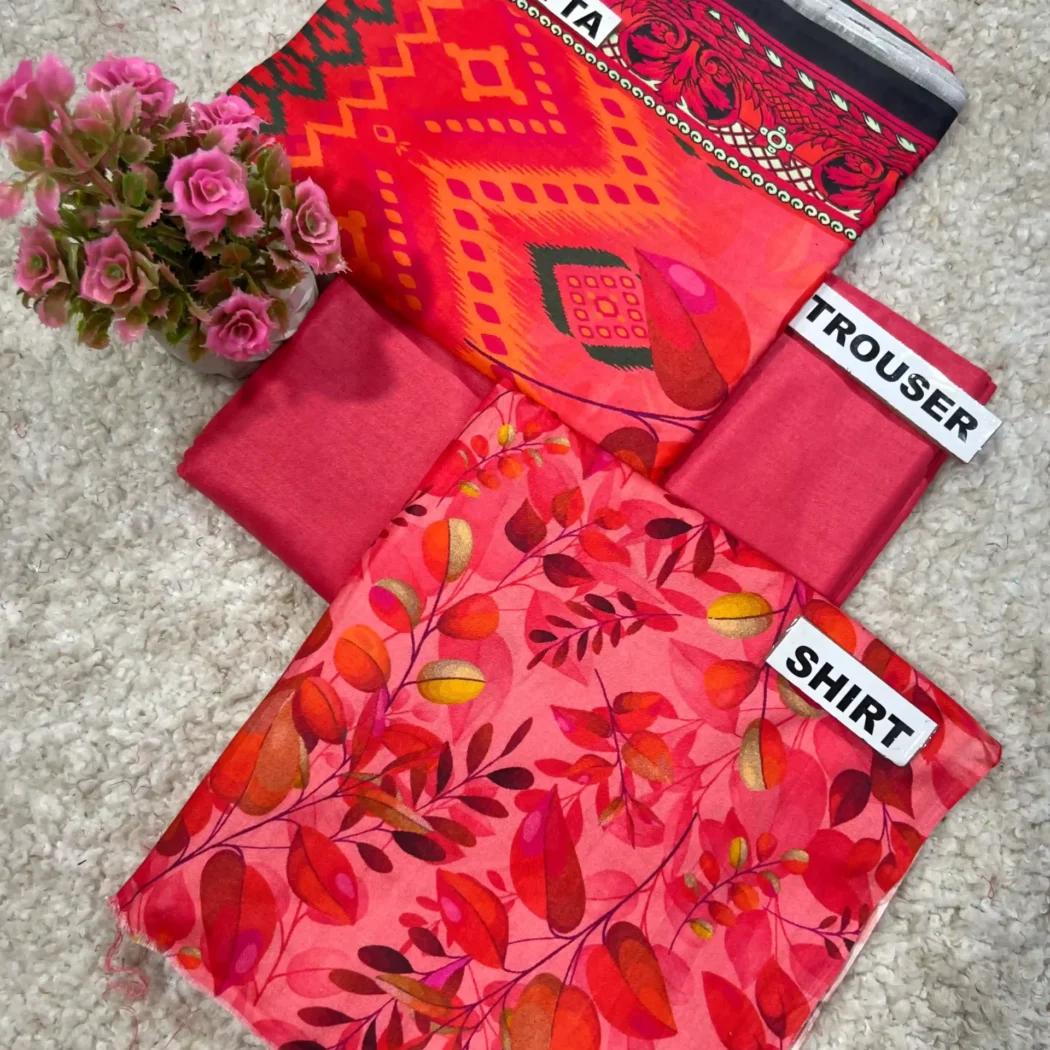 PRINTED LINEN 3 PC