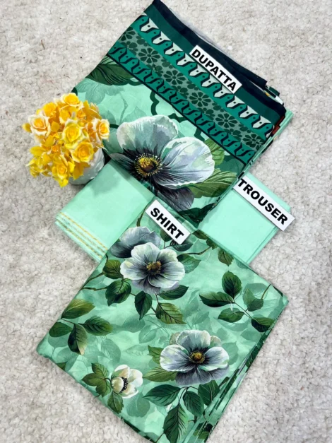 PRINTED LINEN 3 PC