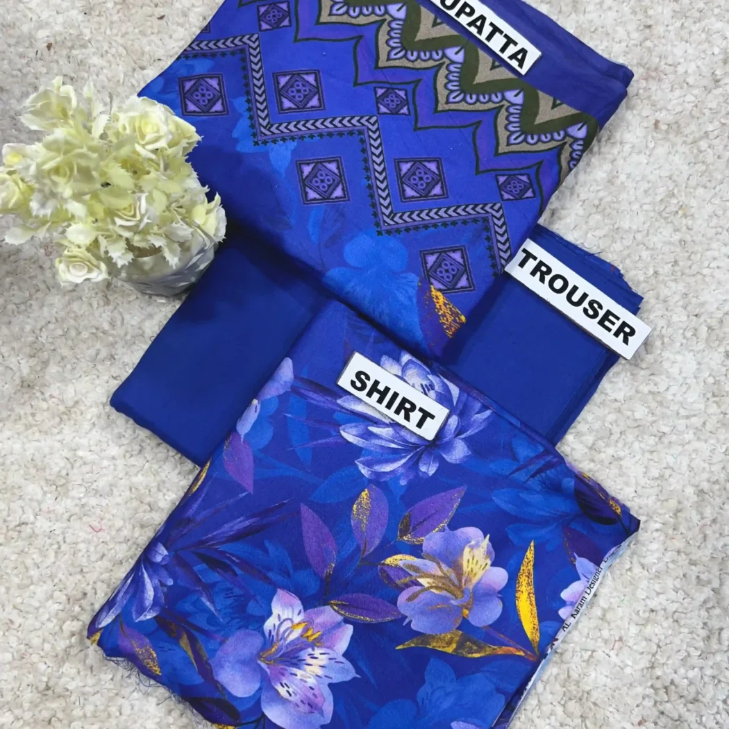 PRINTED LINEN 3 PC