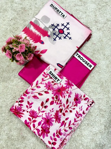 PRINTED LINEN 3 PC