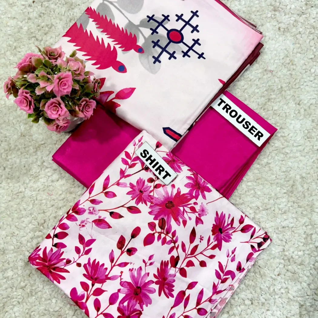 PRINTED LINEN 3 PC