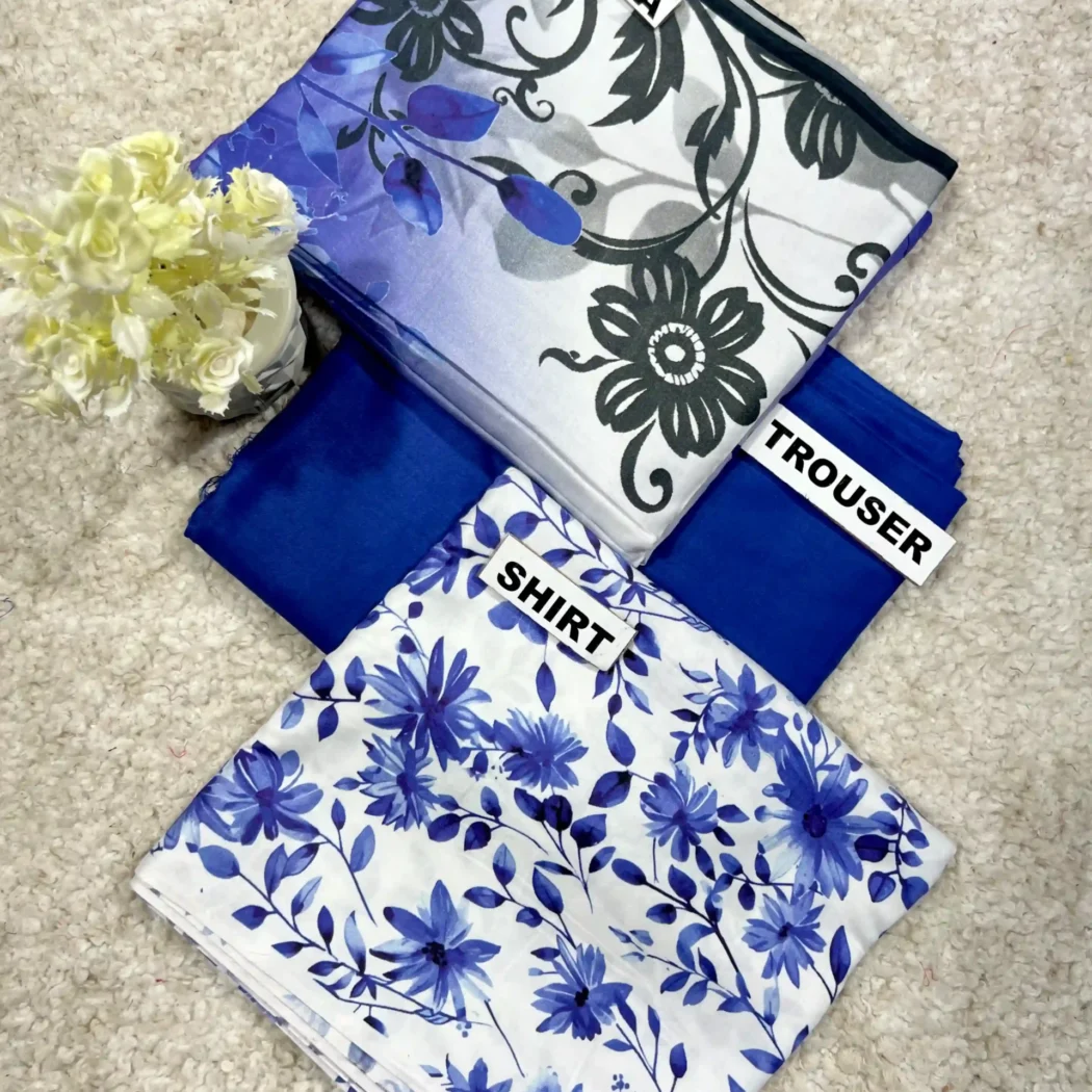 PRINTED LINEN 3 PC