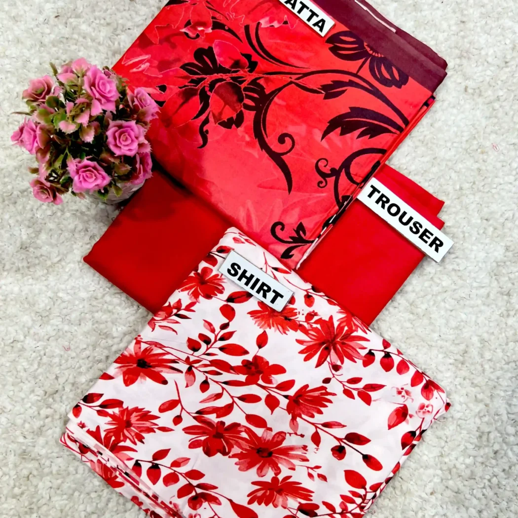 PRINTED LINEN 3 PC