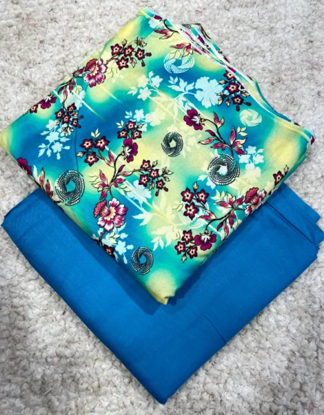 PRINTED LINEN 2 PC