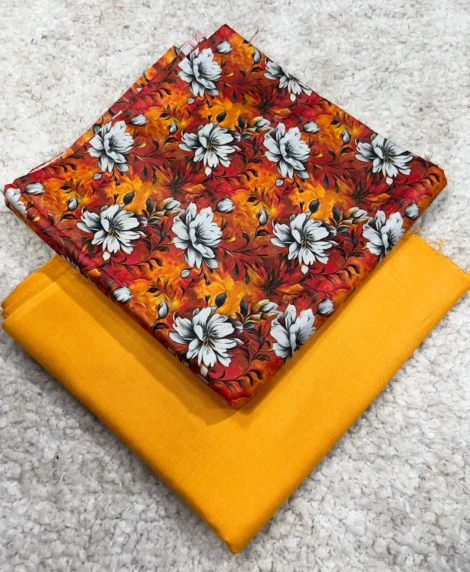 PRINTED LINEN 2 PC