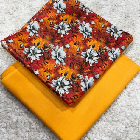 PRINTED LINEN 2 PC