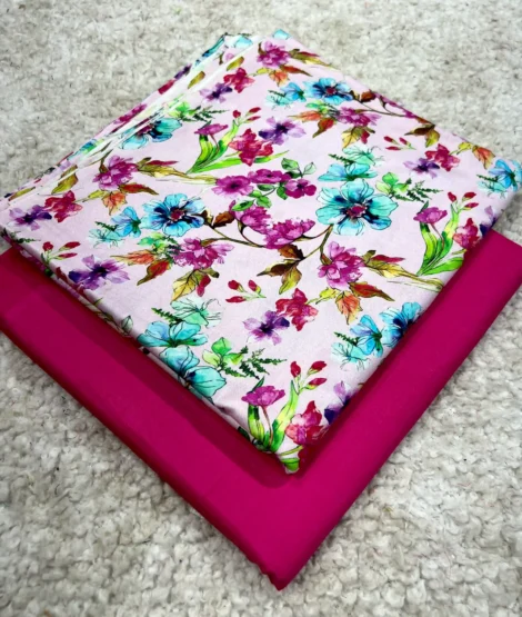 PRINTED LINEN 2 PC