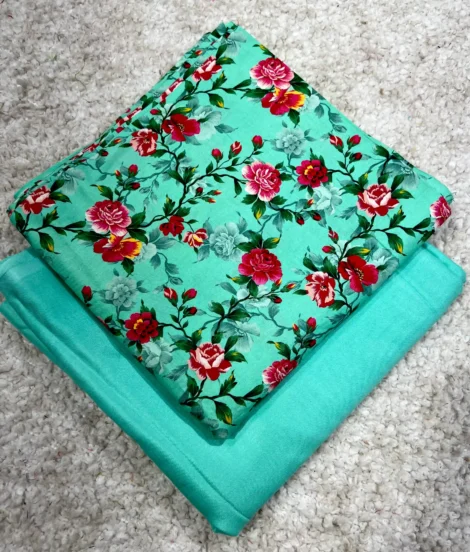 PRINTED LINEN 2 PC