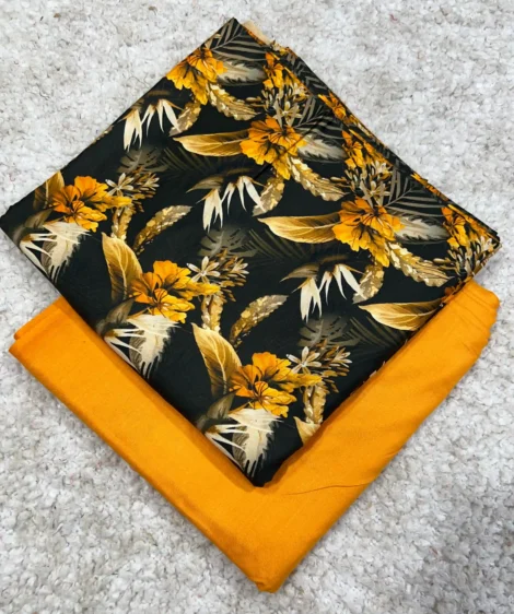 PRINTED LINEN 2 PC