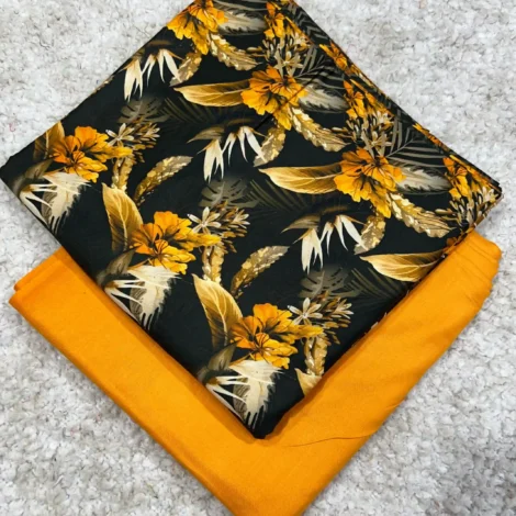 PRINTED LINEN 2 PC