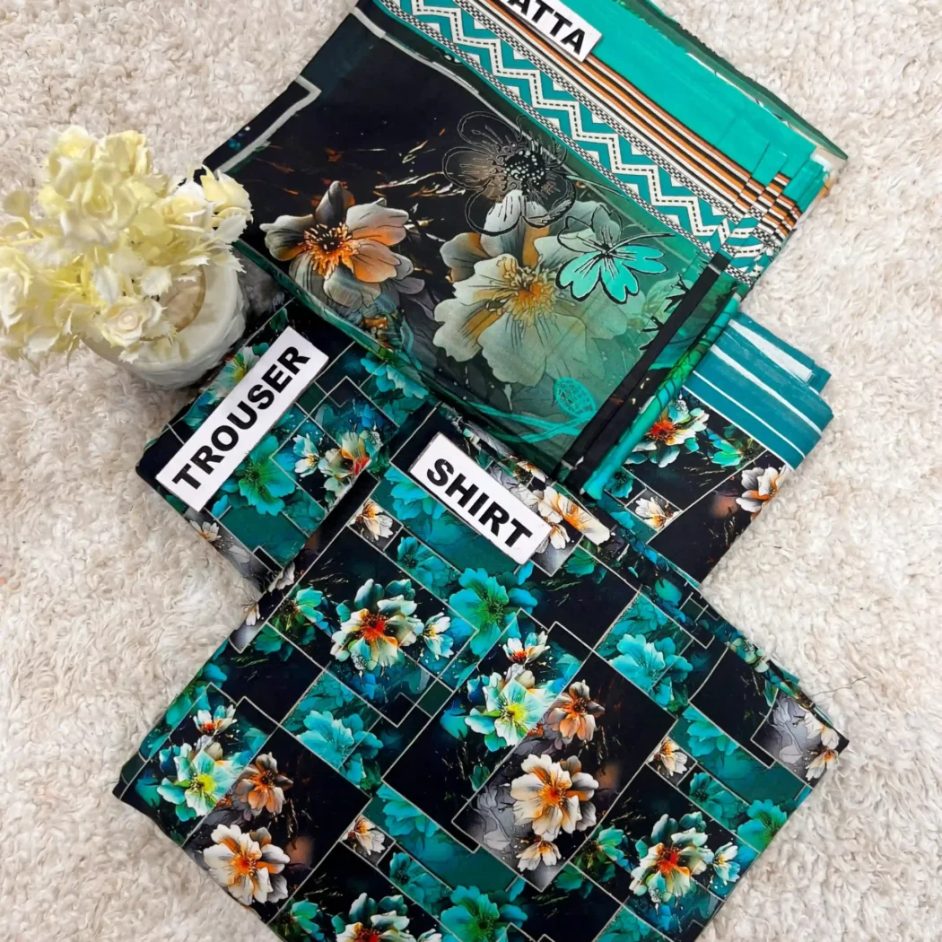 PRINTED LINEN 3 PC