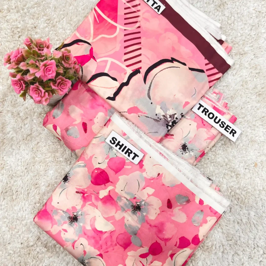 PRINTED LINEN 3 PC
