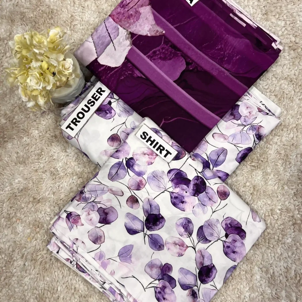 PRINTED LINEN 3 PC