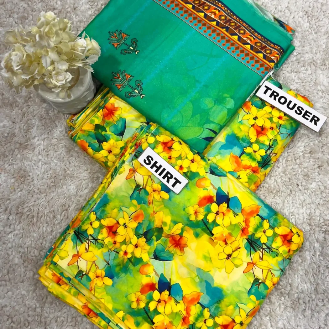 PRINTED LINEN 3 PC
