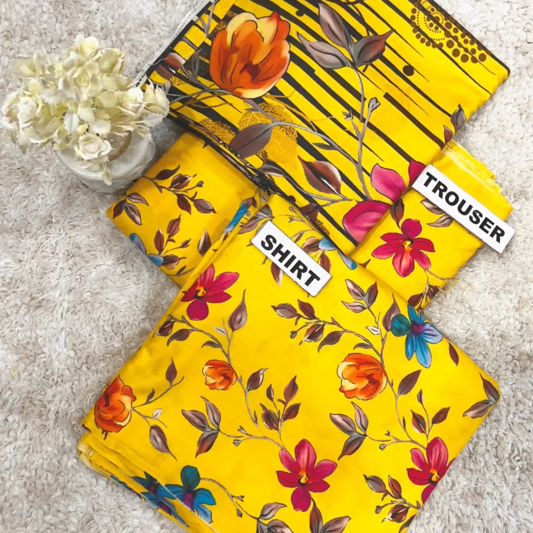 PRINTED LINEN 3 PC