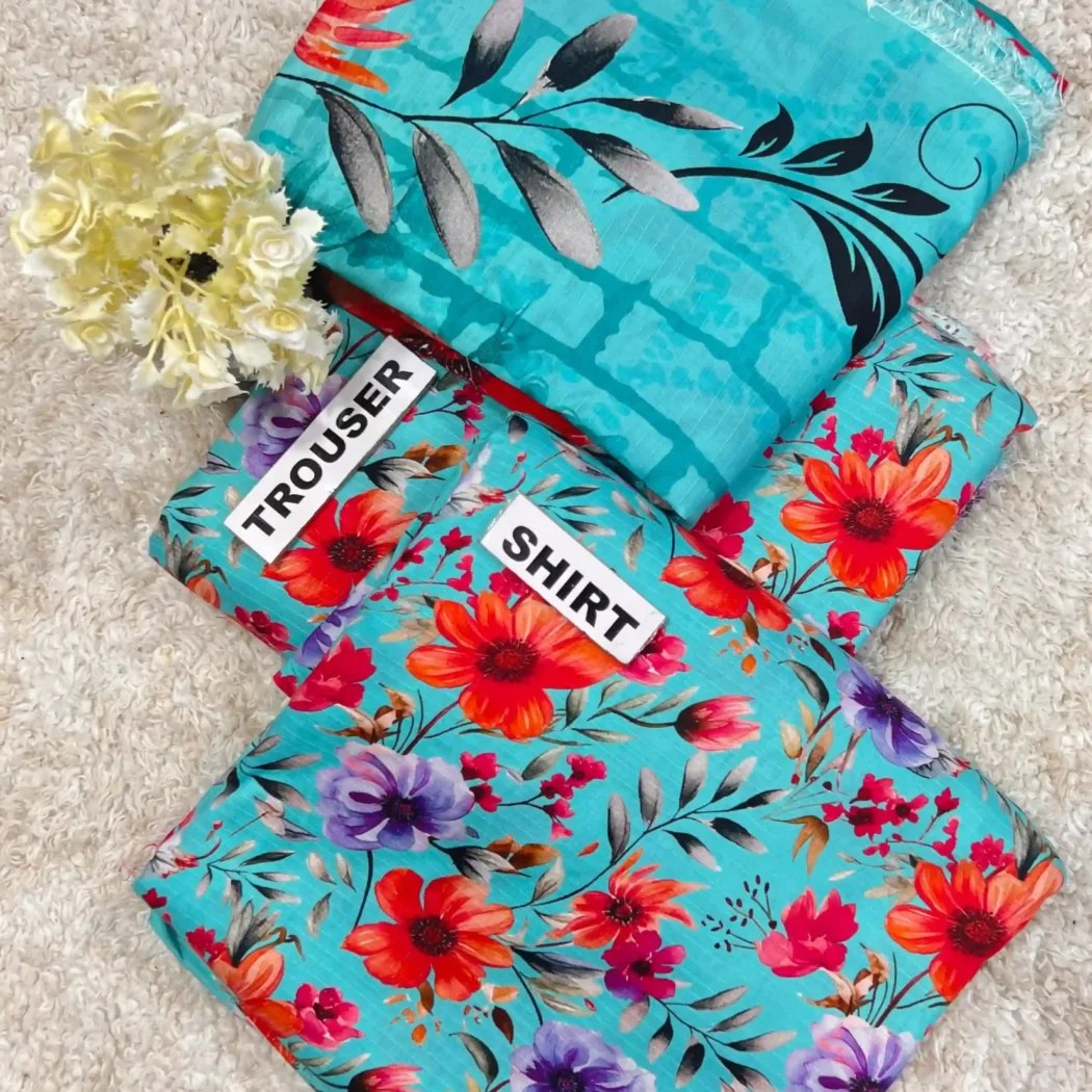 PRINTED DORIYA LINEN 3 PC