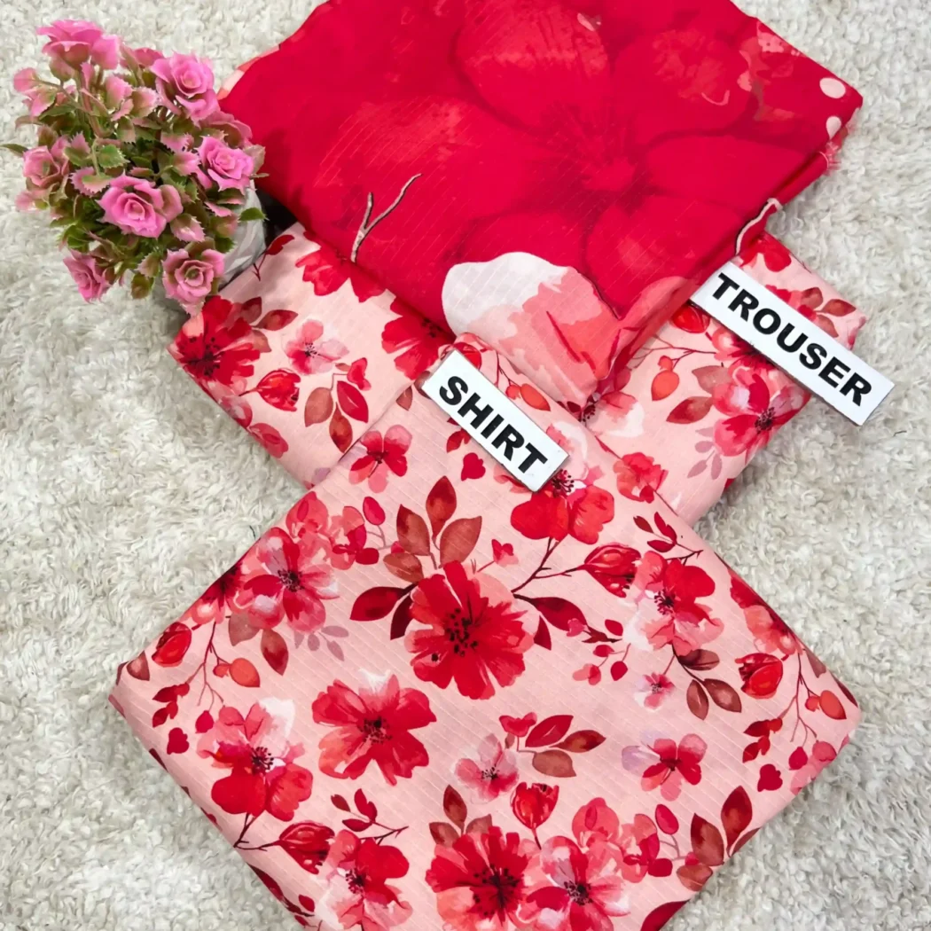 PRINTED DORIYA LINEN 3 PC