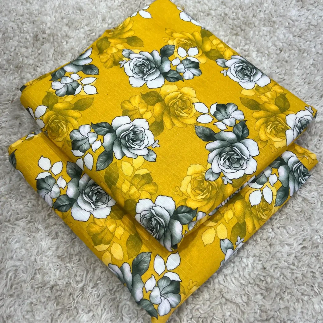 PRINTED DORIYA LINEN 2 PC