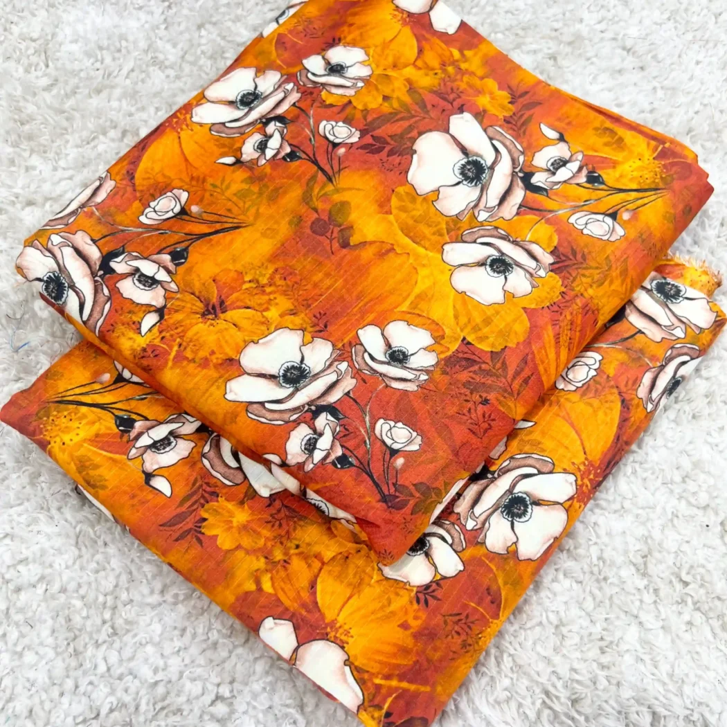 PRINTED DORIYA LINEN 2 PC PRINTED DORIYA LINEN 2 PC