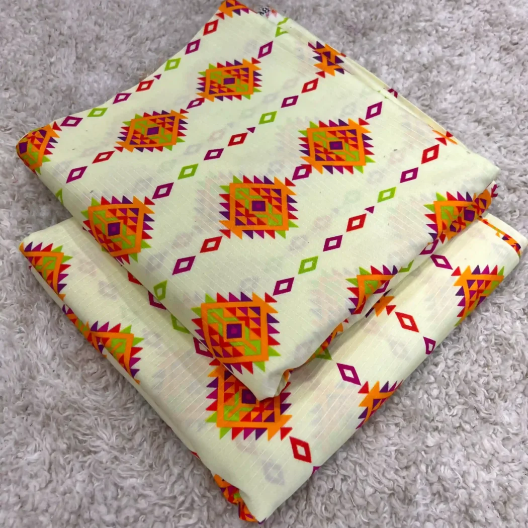 PRINTED DORIYA LINEN 2 PC