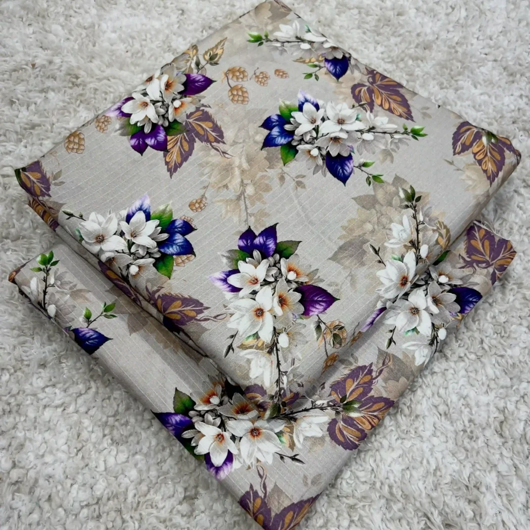 PRINTED DORIYA LINEN 2 PC