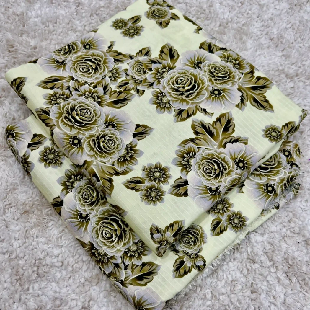 PRINTED DORIYA LINEN 2 PC