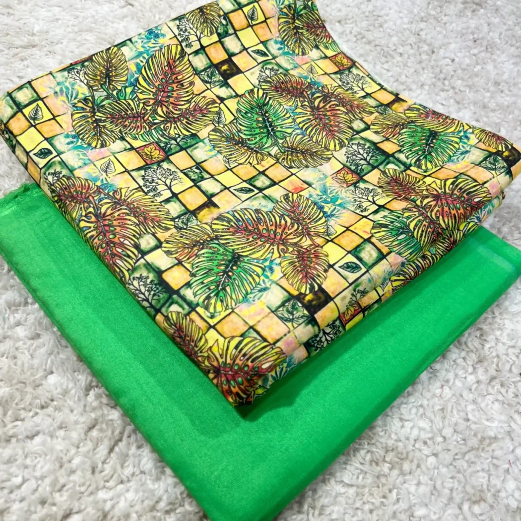PRINTED LINEN 2 PC