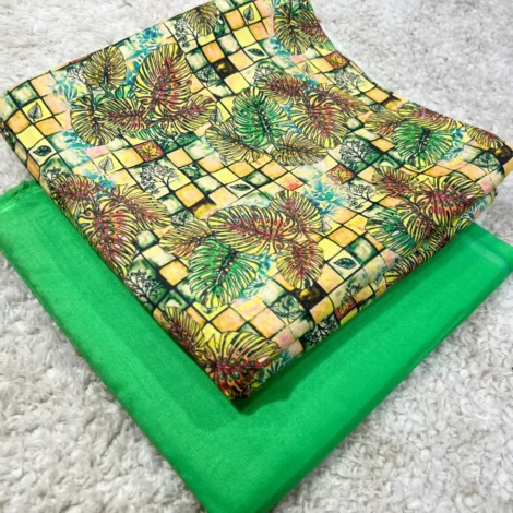 PRINTED LINEN 2 PC