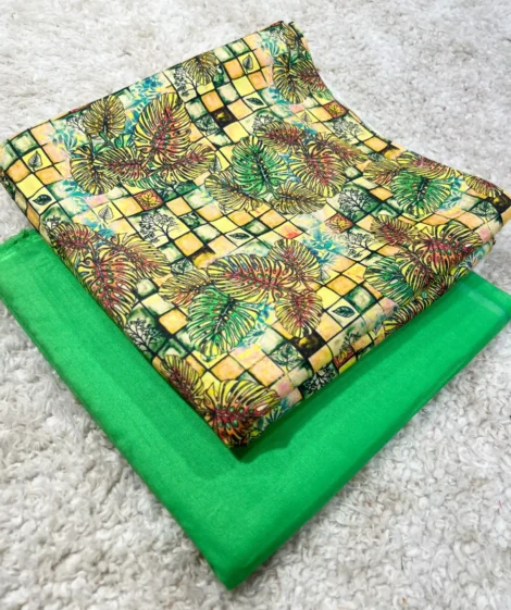 PRINTED LINEN 2 PC