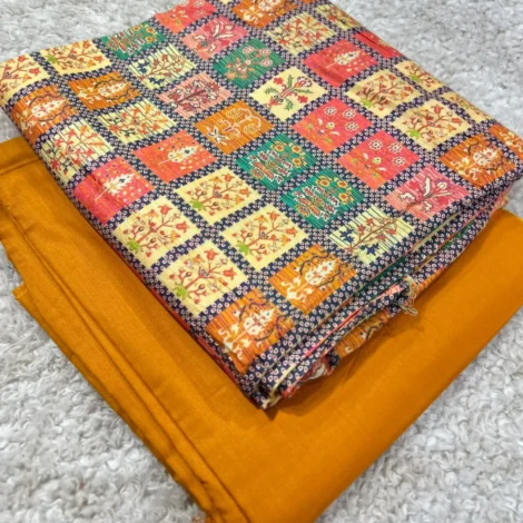 PRINTED LINEN 2 PC