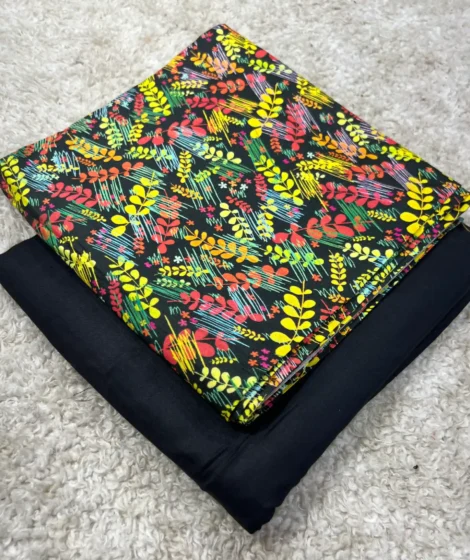 PRINTED LINEN 2 PC