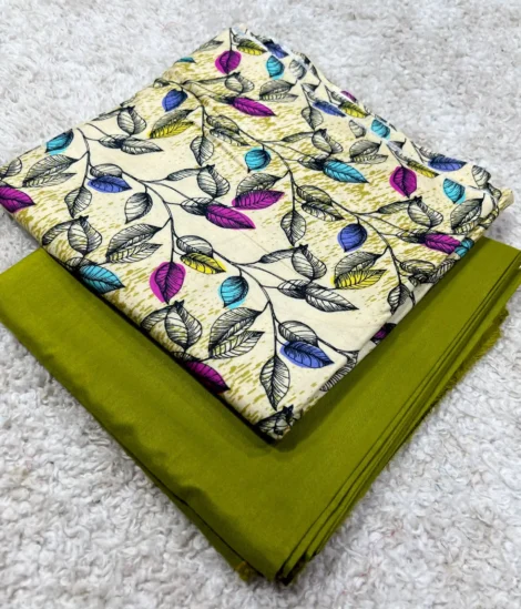 PRINTED LINEN 2 PC