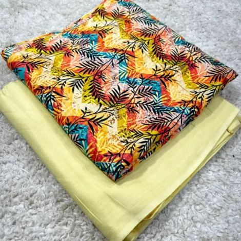 PRINTED LINEN 2 PC
