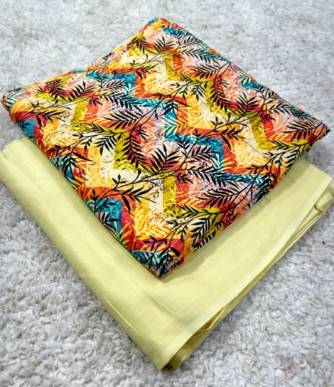 PRINTED LINEN 2 PC