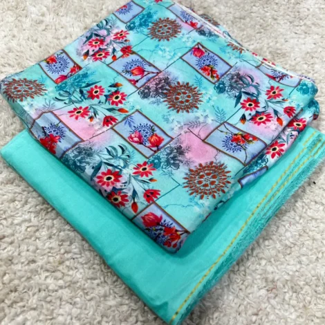 PRINTED LINEN 2 PC
