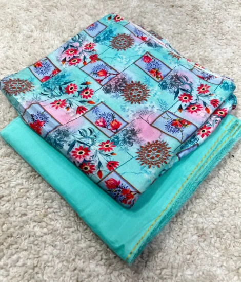 PRINTED LINEN 2 PC