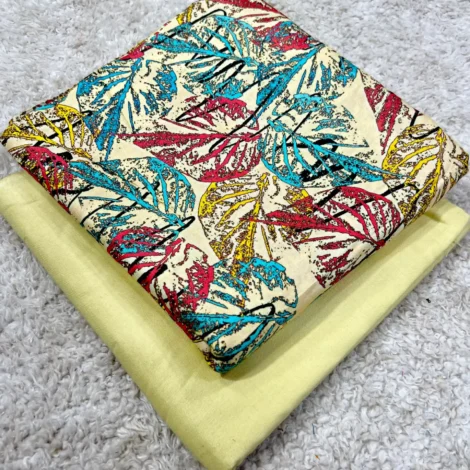 PRINTED LINEN 2 PC