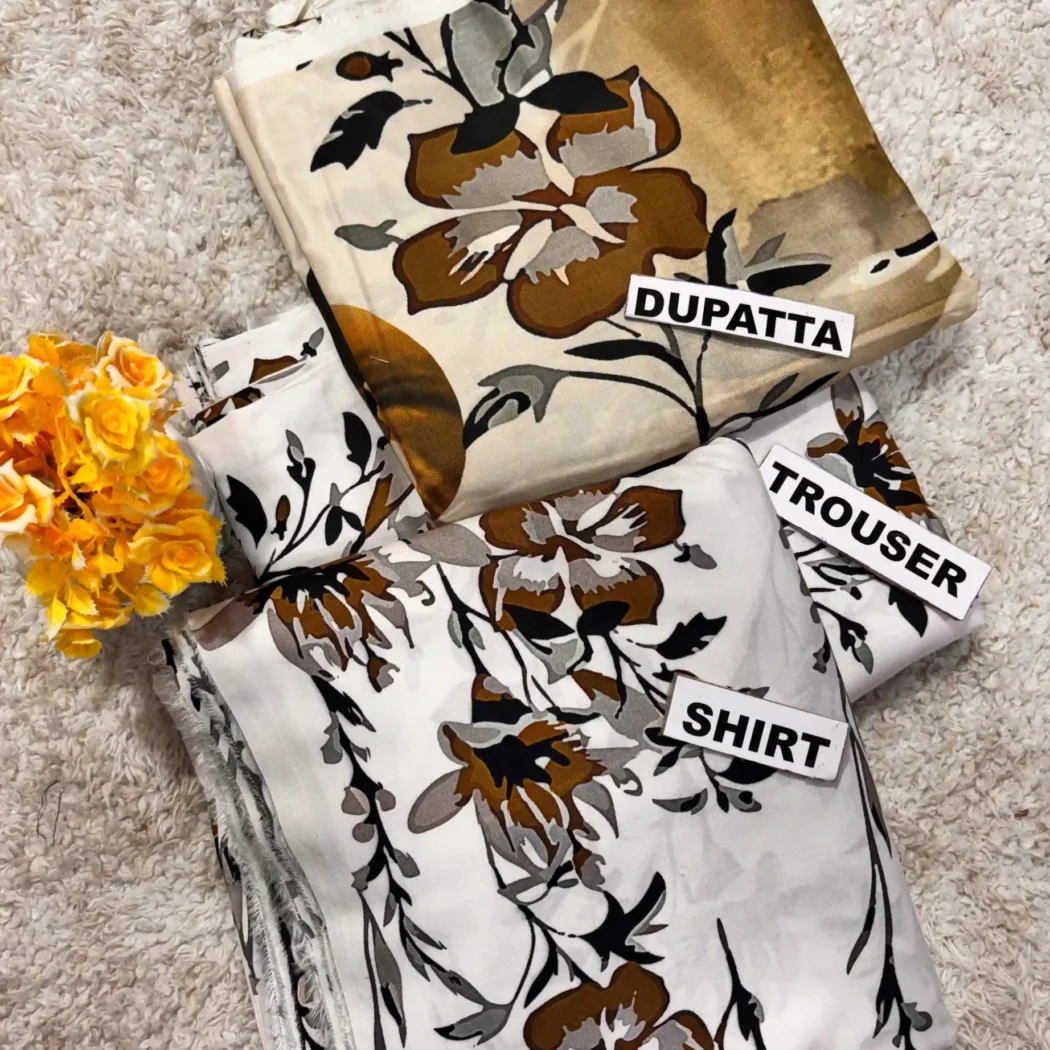 PRINTED LINEN 3 PC
