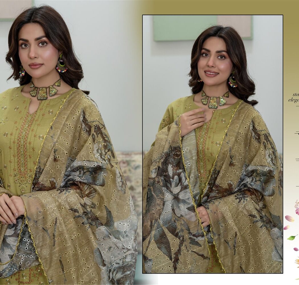 EMBROIDERED LAWN 3 PC