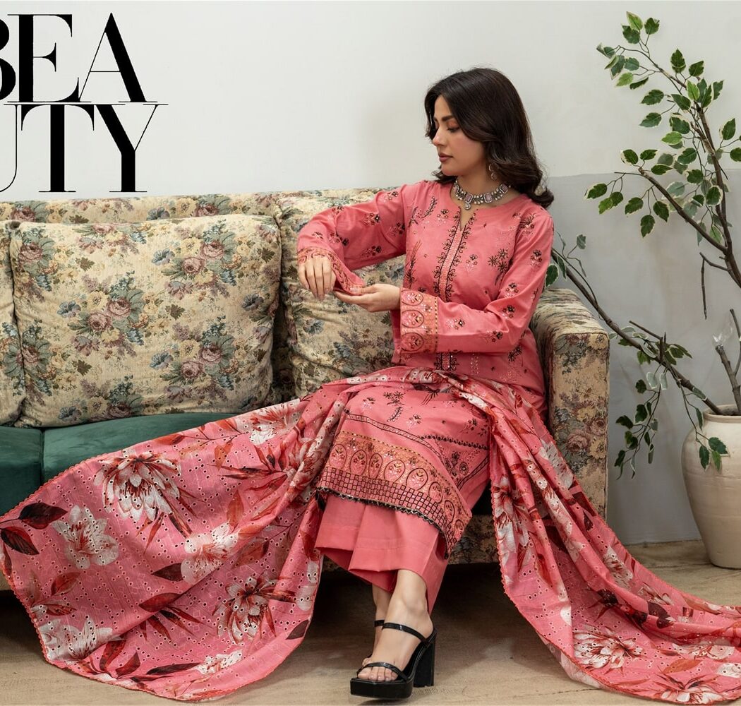 EMBROIDERED LAWN 3 PC