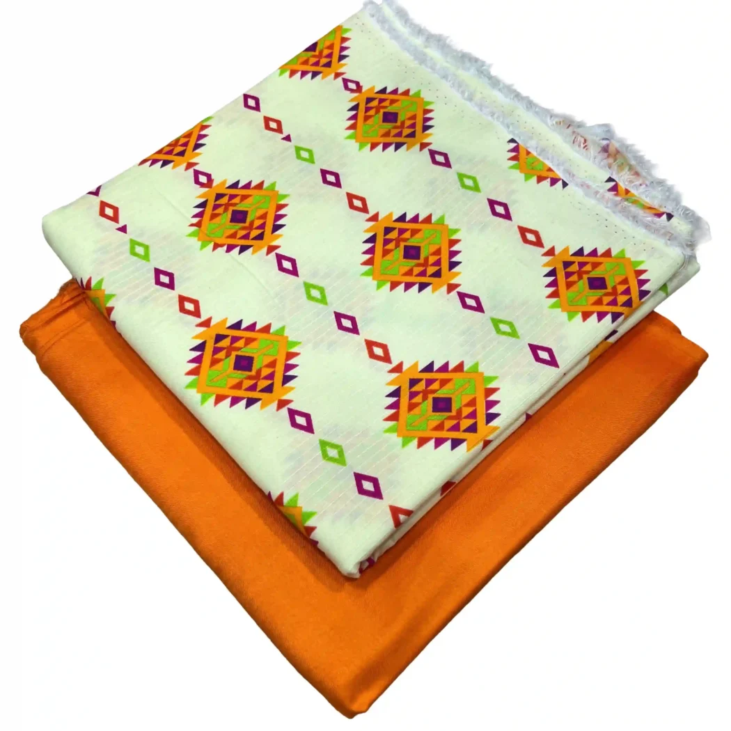 PRINTED DORIYA LINEN 2 PC