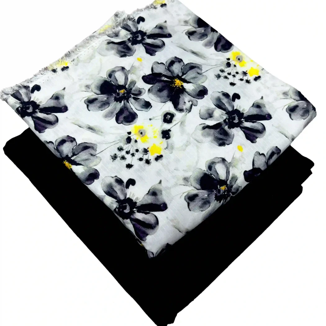 PRINTED DORIYA LINEN 2 PC