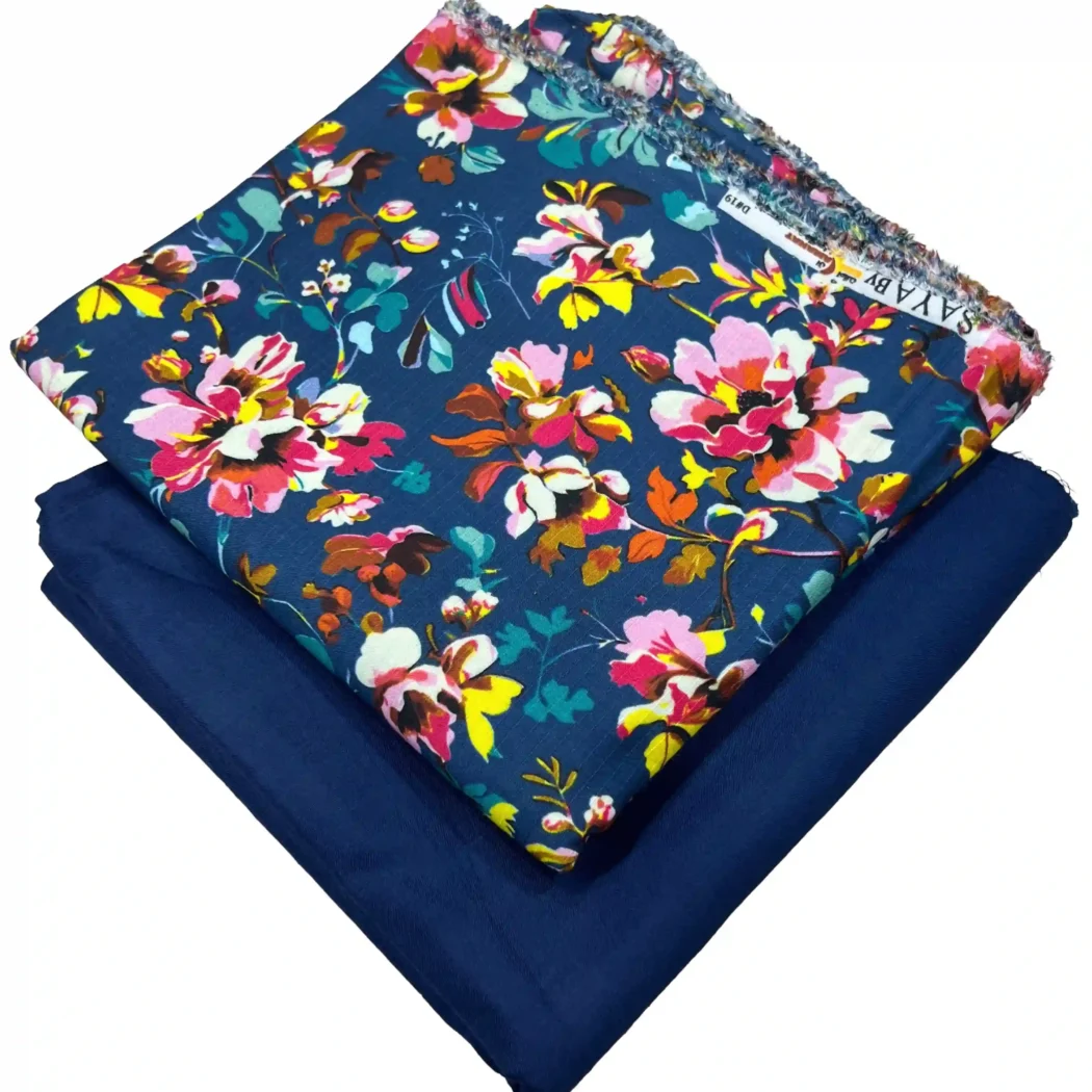 PRINTED DORIYA LINEN 2 PC