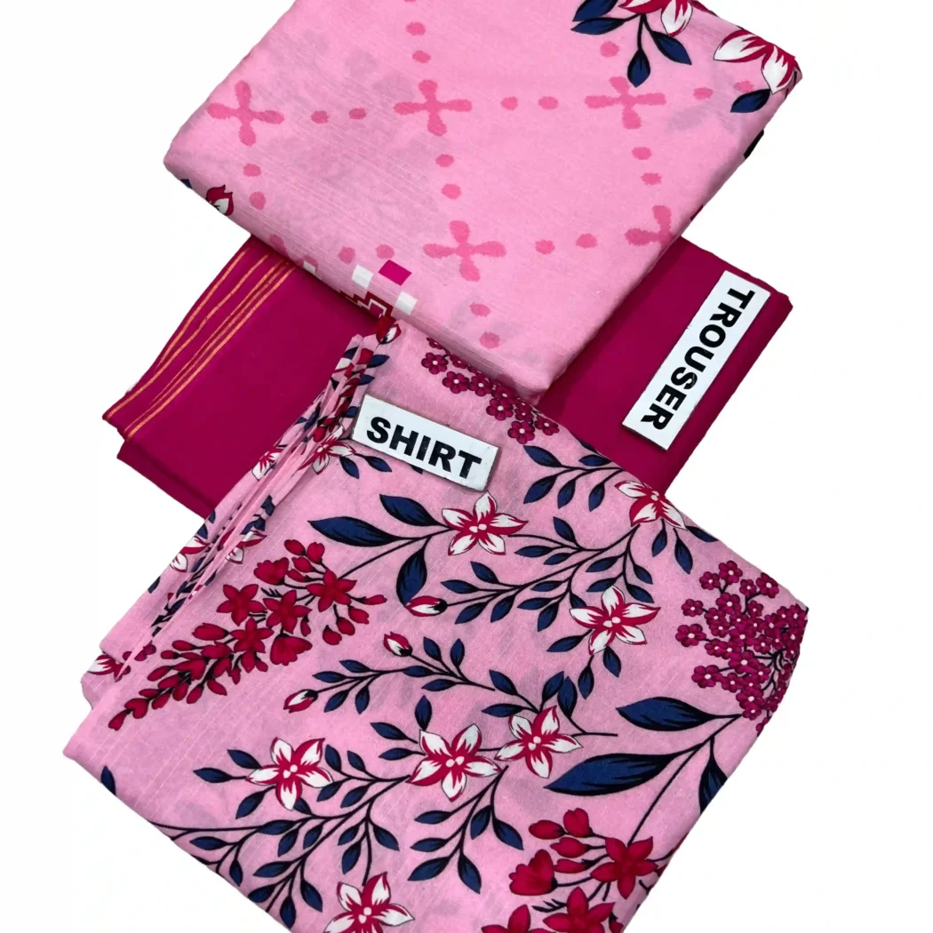 PRINTED DORIYA LINEN 3 PC